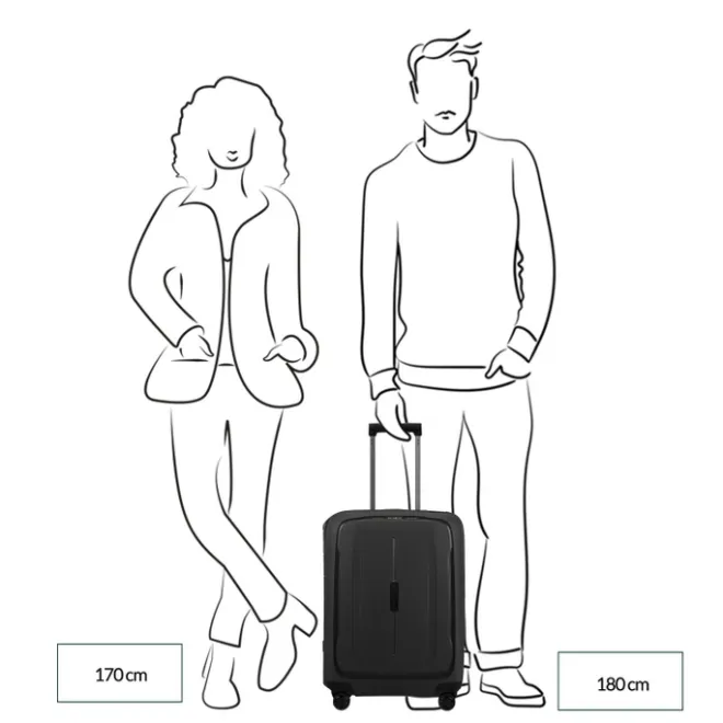 Online Samsonite Essens Spinner 55/20 lime