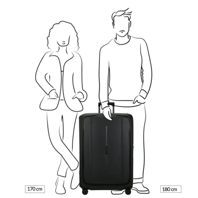 Clearance Samsonite Essens Spinner 81 alpine green