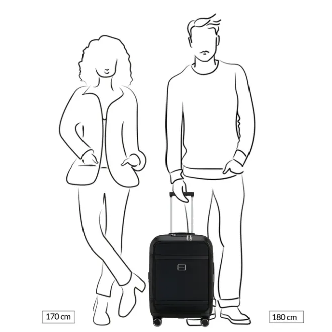 New Samsonite Image Spinner 55/20 Expandable Easy Access rose