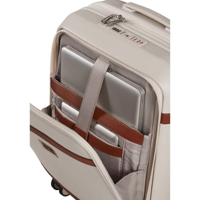 Outlet Samsonite Image Spinner 55/20 Expandable Easy Access ivory