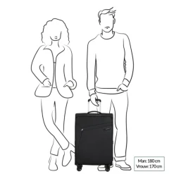 Outlet Samsonite Litebeam Spinner 66 EXP black