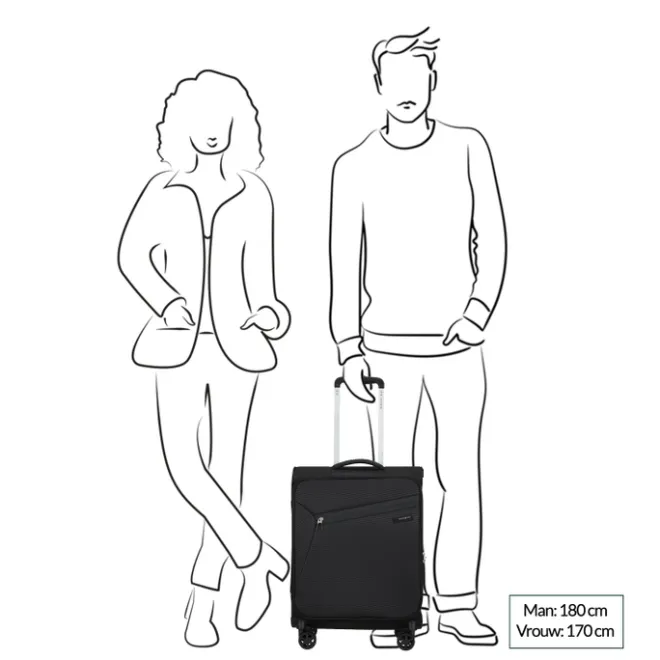 Hot Samsonite Litebeam Spinner 55 black