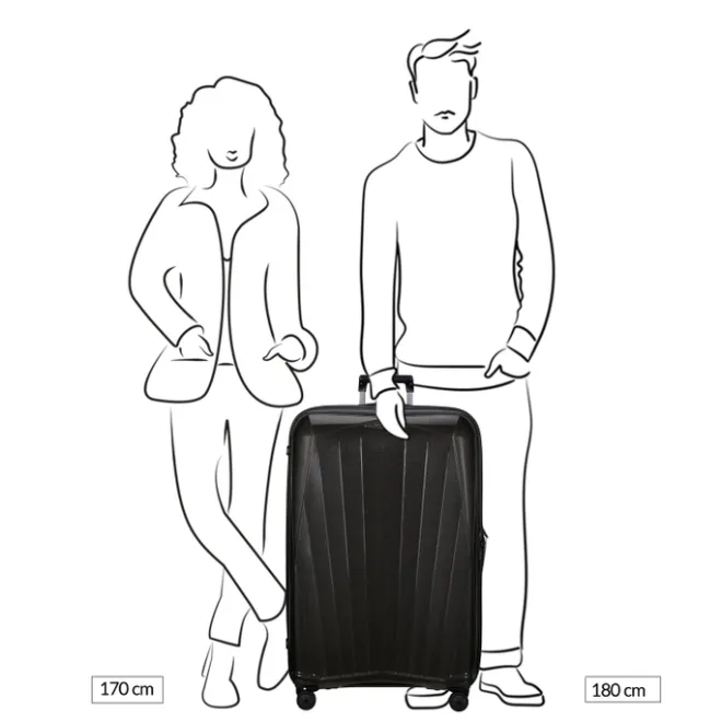 Best Samsonite Major-Lite Spinner 84 climbing ivy