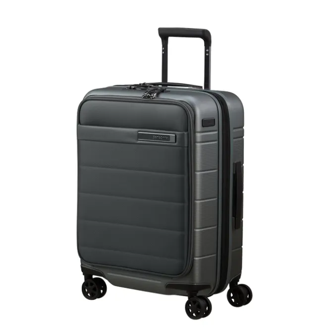 New Samsonite Neopod Spinner 55 EXP Easy Access FL sage khaki