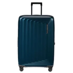 New Samsonite Nuon Spinner 75 Exp metallic dark blue
