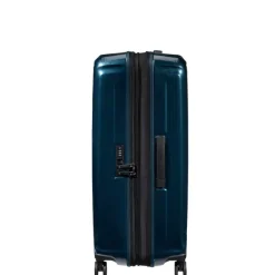 New Samsonite Nuon Spinner 75 Exp metallic dark blue