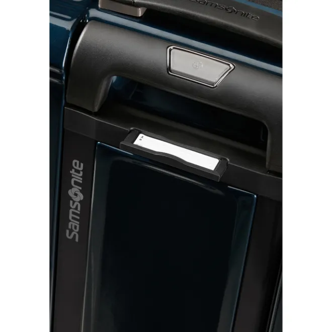 New Samsonite Nuon Spinner 75 Exp metallic dark blue