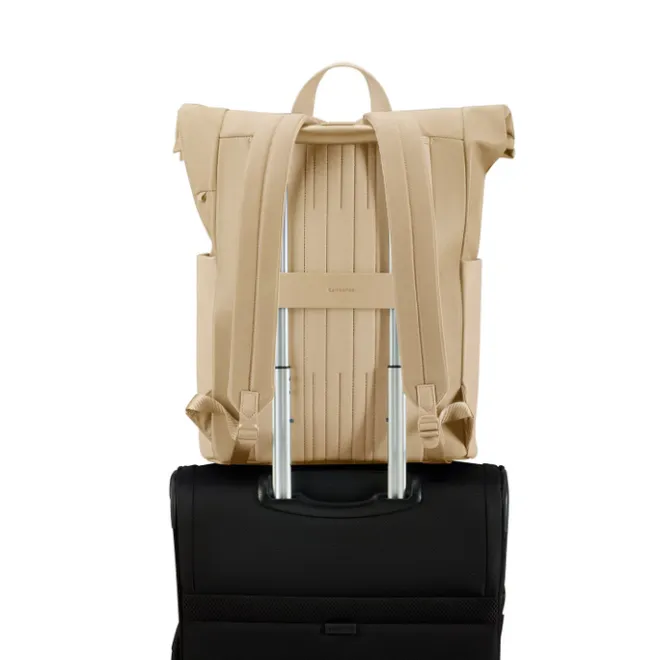Samsonite 4Pack Laptop Rolltop Backpack 15.6" sand