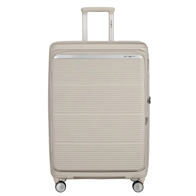 New Samsonite Paralux HS Spinner 75 Expandable stone grey