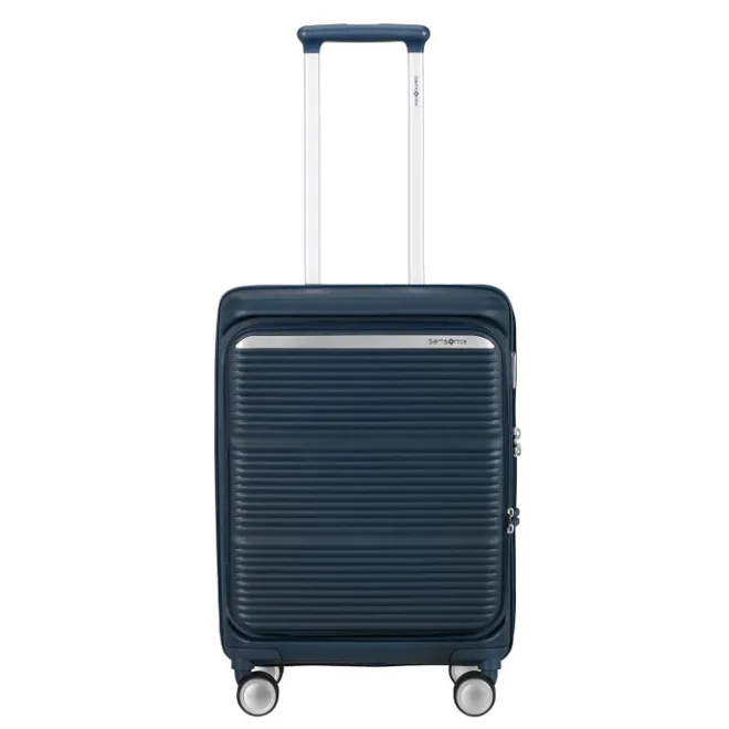 New Samsonite Paralux HS Spinner 55 Expandable midnight blue
