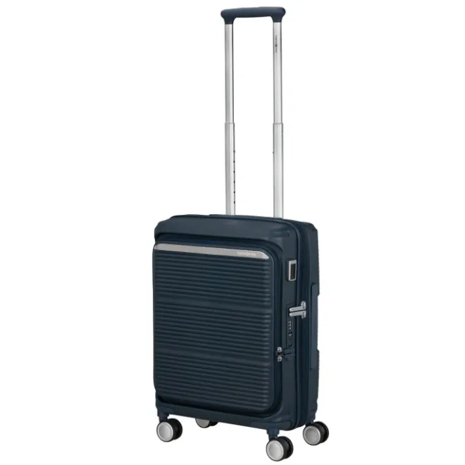 New Samsonite Paralux HS Spinner 55 Expandable midnight blue