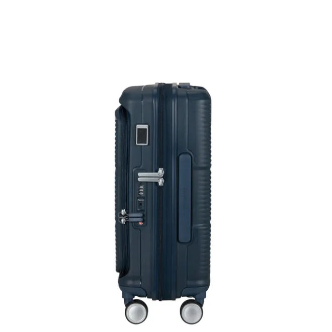 New Samsonite Paralux HS Spinner 55 Expandable midnight blue