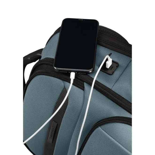 Best Samsonite Pro-DLX 6 Backpack 15.6" 3Vol Expandable dusty blue
