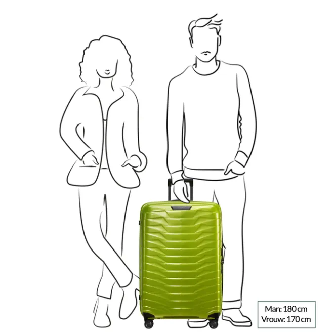 Best Samsonite Proxis Spinner 75 lime