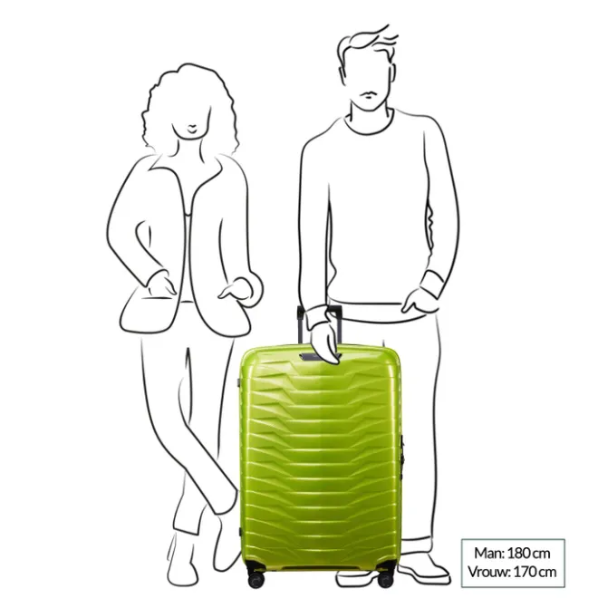 Online Samsonite Proxis Spinner 81 lime