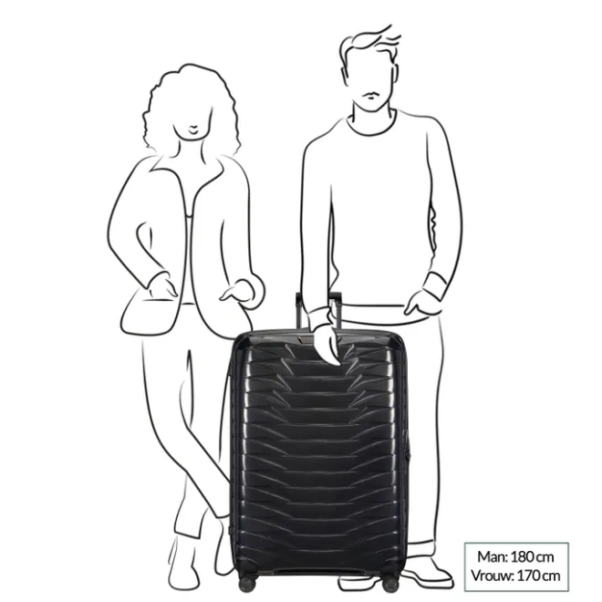 Clearance Samsonite Proxis Spinner 86 honey gold