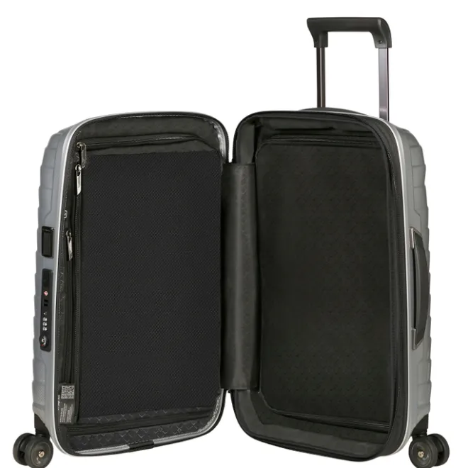 Best Samsonite Proxis Spinner 55/35 Expandable silver