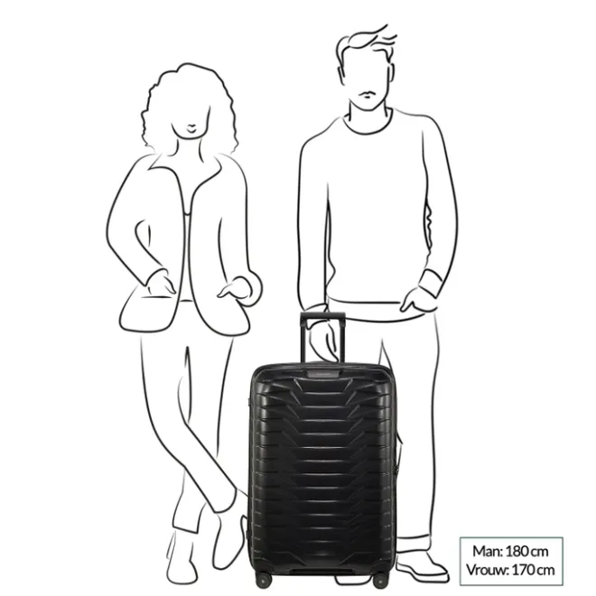 Outlet Samsonite Proxis Spinner 75 honey gold