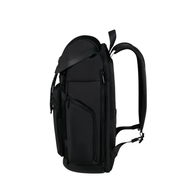 Outlet Samsonite Relyon Backpack M 15.6" + Flap black