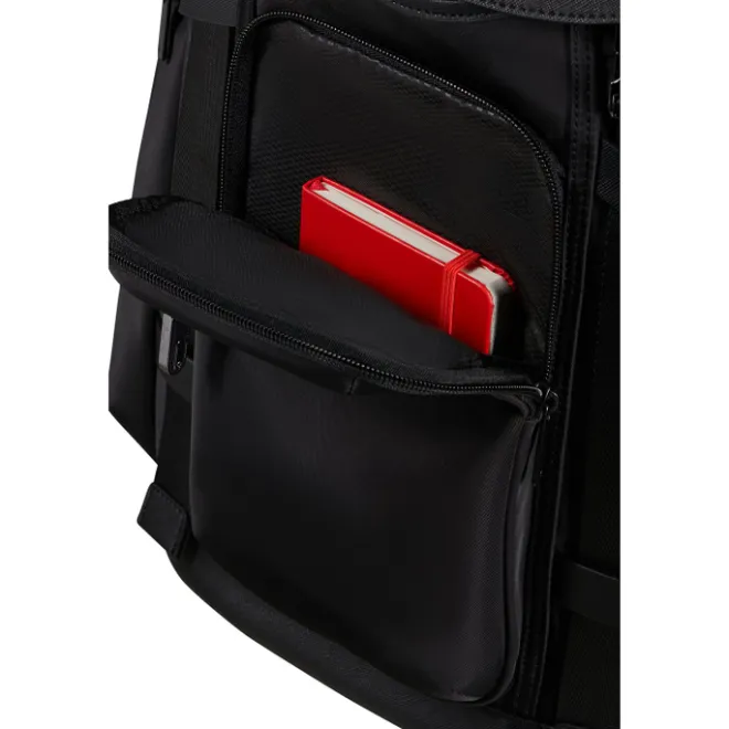 Outlet Samsonite Relyon Backpack M 15.6" + Flap black