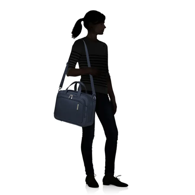 Best Samsonite Respark Laptop Shoulder Bag midnight blue