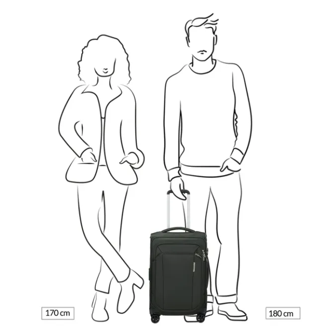 Samsonite Respark Spinner 55/35 Expandable midnight blue