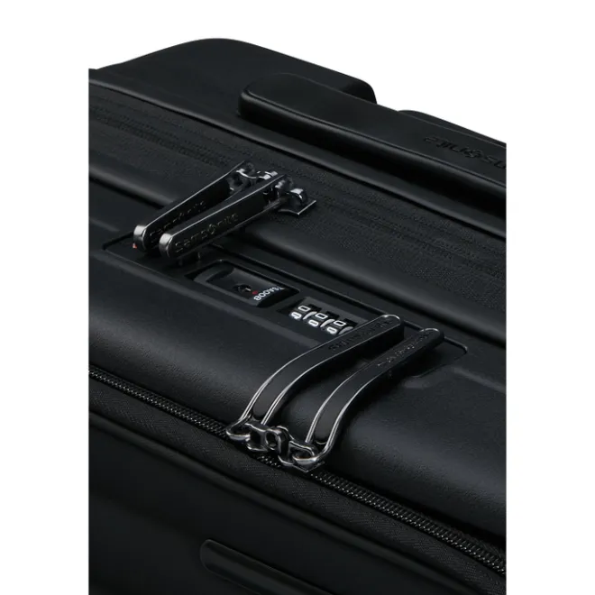 Clearance Samsonite Restackd Spinner 55 EXP Easy Acces black