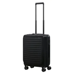 Clearance Samsonite Restackd Spinner 55 EXP Easy Acces black