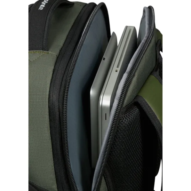 Clearance Samsonite Roadseeker Laptop Backpack L Expandable dark olive