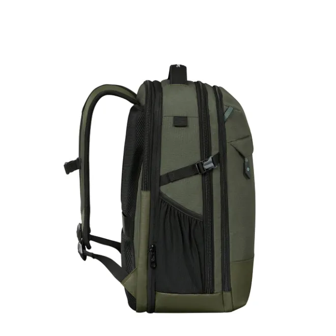 Clearance Samsonite Roadseeker Laptop Backpack L Expandable dark olive