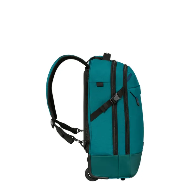 Hot Samsonite Roadseeker Laptop Wheeled Backpack 17.3" deep teal
