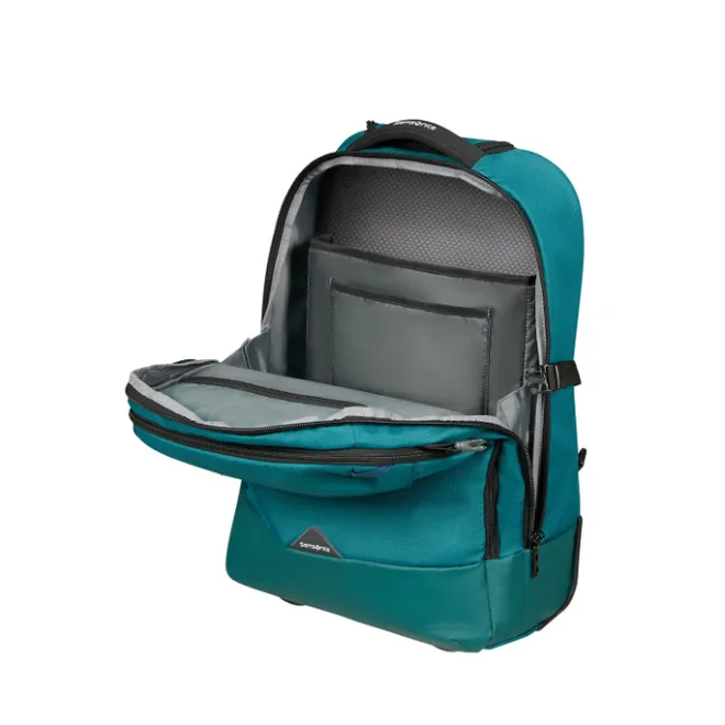 Hot Samsonite Roadseeker Laptop Wheeled Backpack 17.3" deep teal