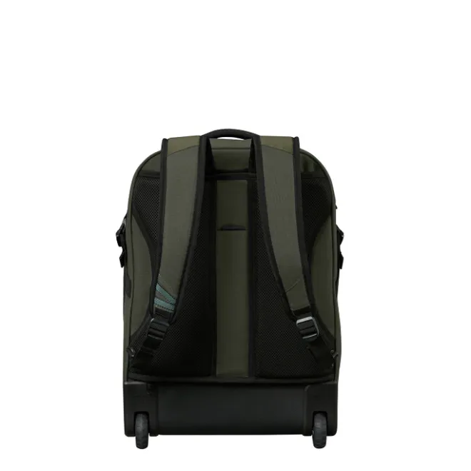 New Samsonite Roadseeker Laptop Wheeled Backpack 17.3" dark olive