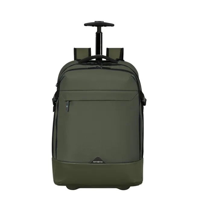 New Samsonite Roadseeker Laptop Wheeled Backpack 17.3" dark olive