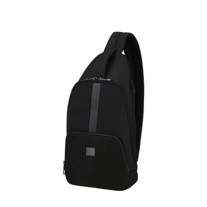 Clearance Samsonite Sacksquare Slingbag M black