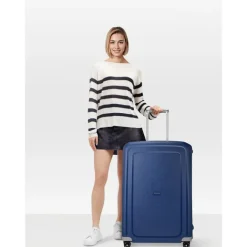Hot Samsonite S'Cure Spinner 75 dark blue