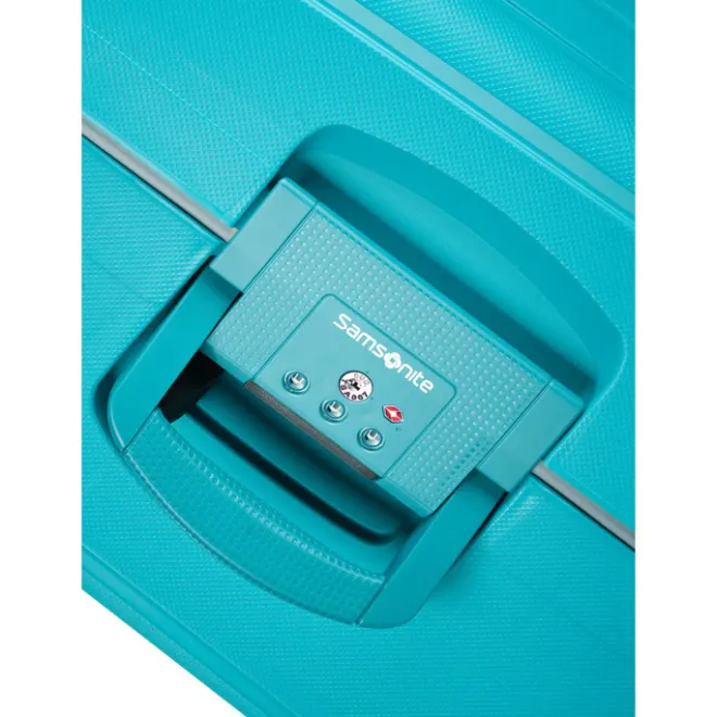 Discount Samsonite S'Cure Spinner 75 aqua blue