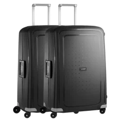 Sale Samsonite S'Cure Spinner 75 Set van 2 black