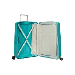 Best Samsonite S'Cure Spinner 81 aqua blue