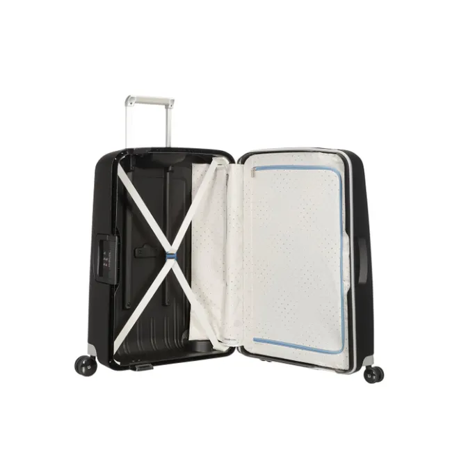 New Samsonite S'Cure Spinner 75 black
