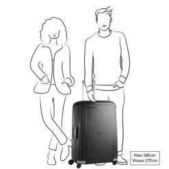 Discount Samsonite S'Cure Spinner 75 crimson red