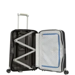 New Samsonite S'Cure Spinner 55 + 75 Set black