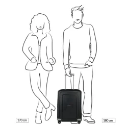Discount Samsonite S'Cure Spinner 55 apricot