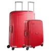 Outlet Samsonite S'Cure Spinner 55 + 75 Set crimson red