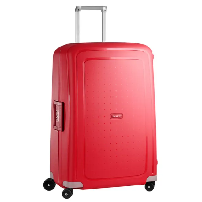 Outlet Samsonite S'Cure Spinner 55 + 75 Set crimson red
