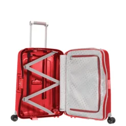 Outlet Samsonite S'Cure Spinner 55 + 75 Set crimson red