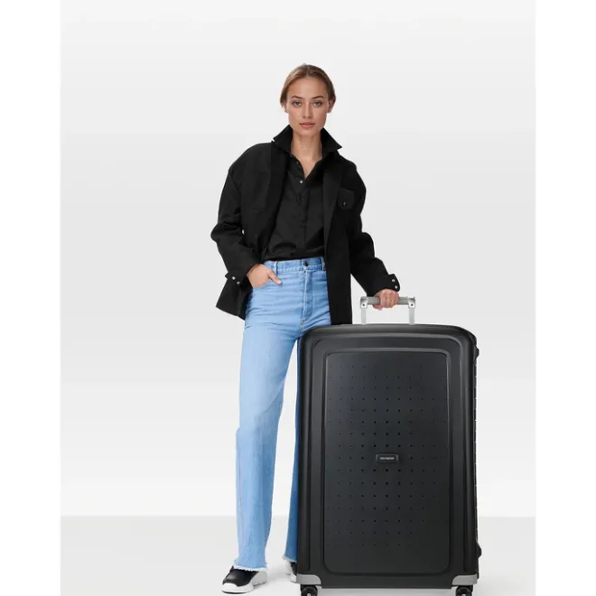 Sale Samsonite S'Cure Spinner 81 black