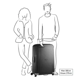 New Samsonite S'Cure Spinner 81 dark blue