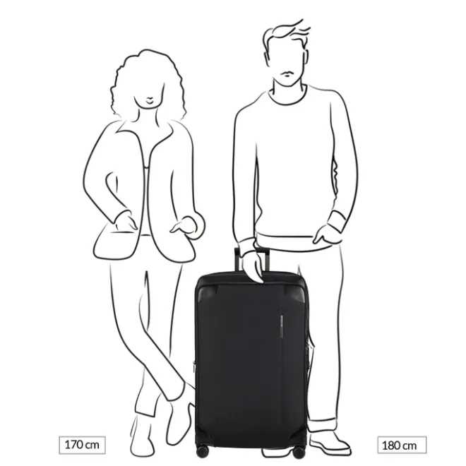 Samsonite Splendix Spinner 79 DF EXP green/black