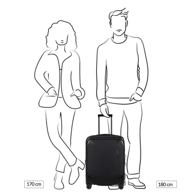 Outlet Samsonite Splendix Spinner 55 DF EXP green/black